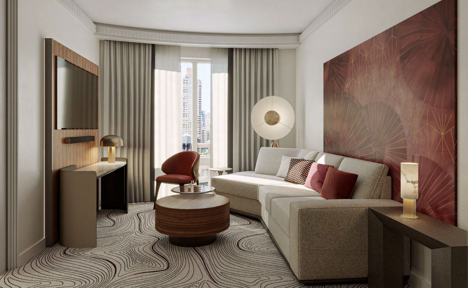 Photo of the hotel Sofitel New York: One bedroom suite living room 2