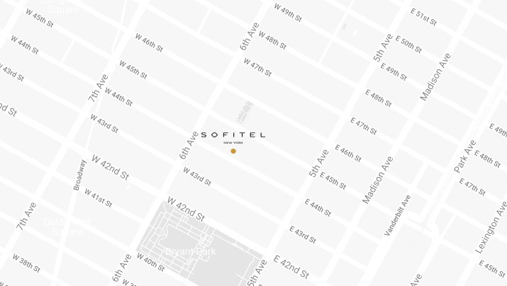 Photo of the hotel Sofitel New York: Map 2
