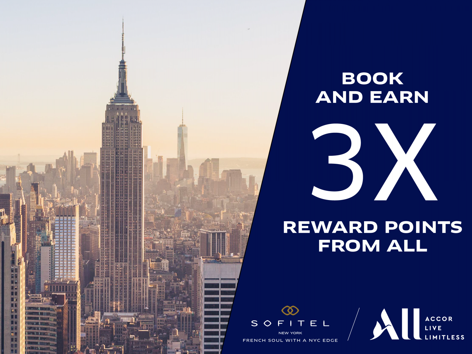 Photo of the hotel Sofitel New York: All 3x points ad