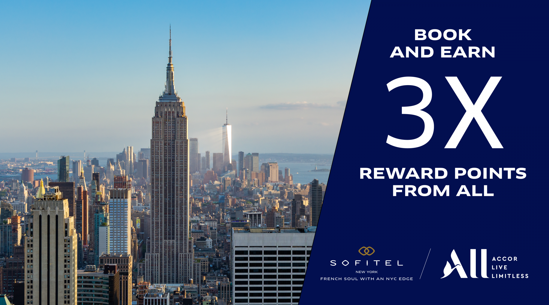 Photo of the hotel Sofitel New York: All 3x points adv2 banner