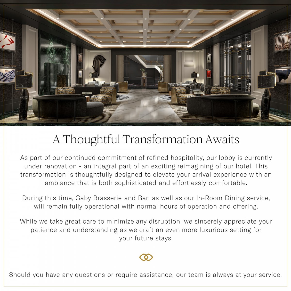 Photo of the hotel Sofitel New York: Renovation popup rev2