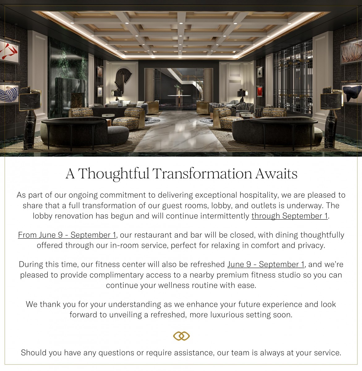 Photo of the hotel Sofitel New York: Renovation popup rev3