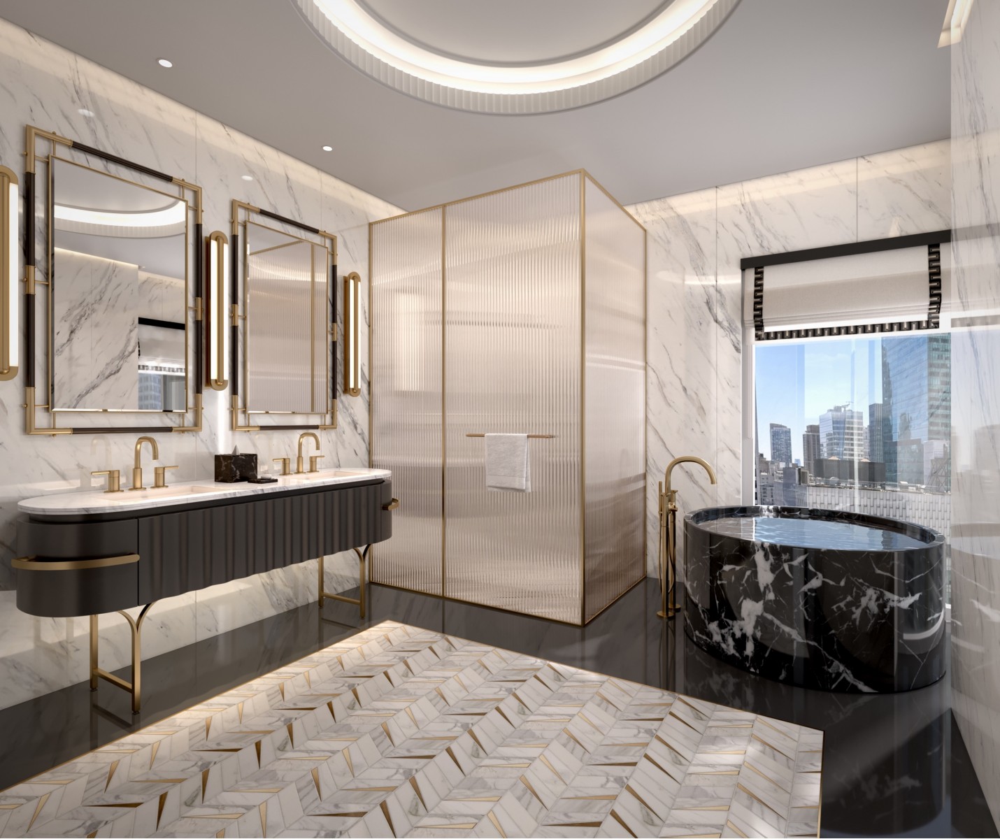 Photo of the hotel Sofitel New York: Presidential suite primary bathroom