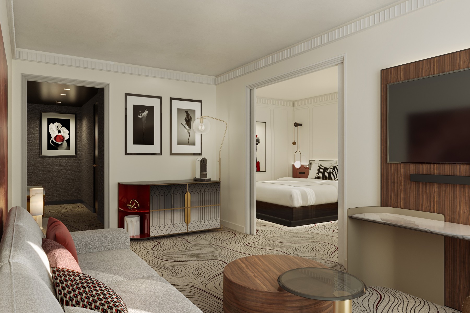 Photo of the hotel Sofitel New York: Skyscraper one bedroom suite living room
